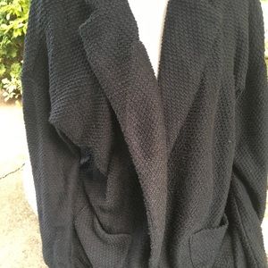 Wrap knit jacket